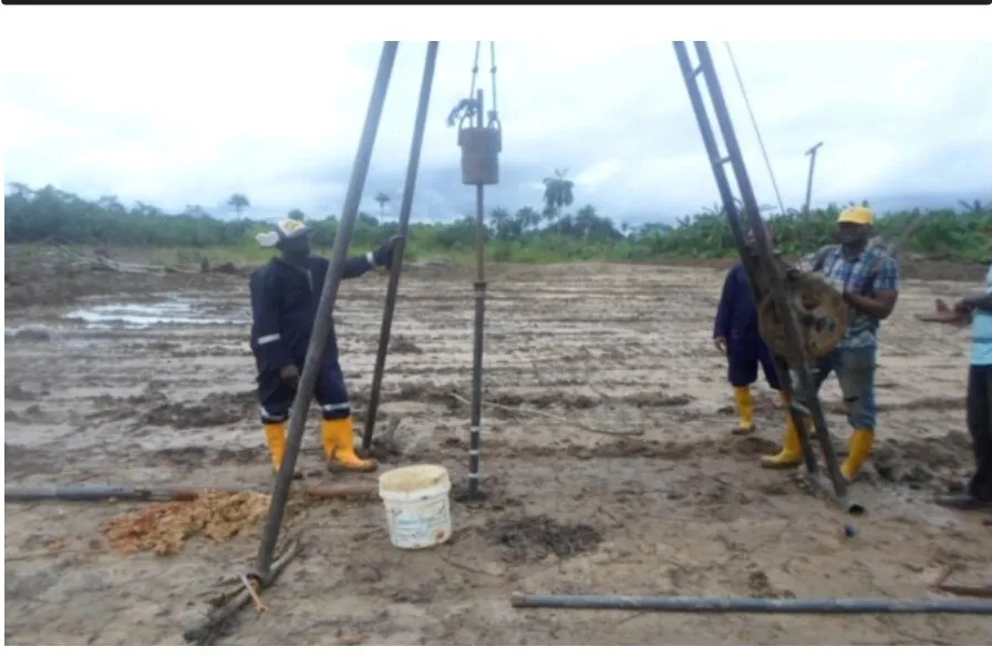 Geotechnical survey on a Vidami Nigeria site