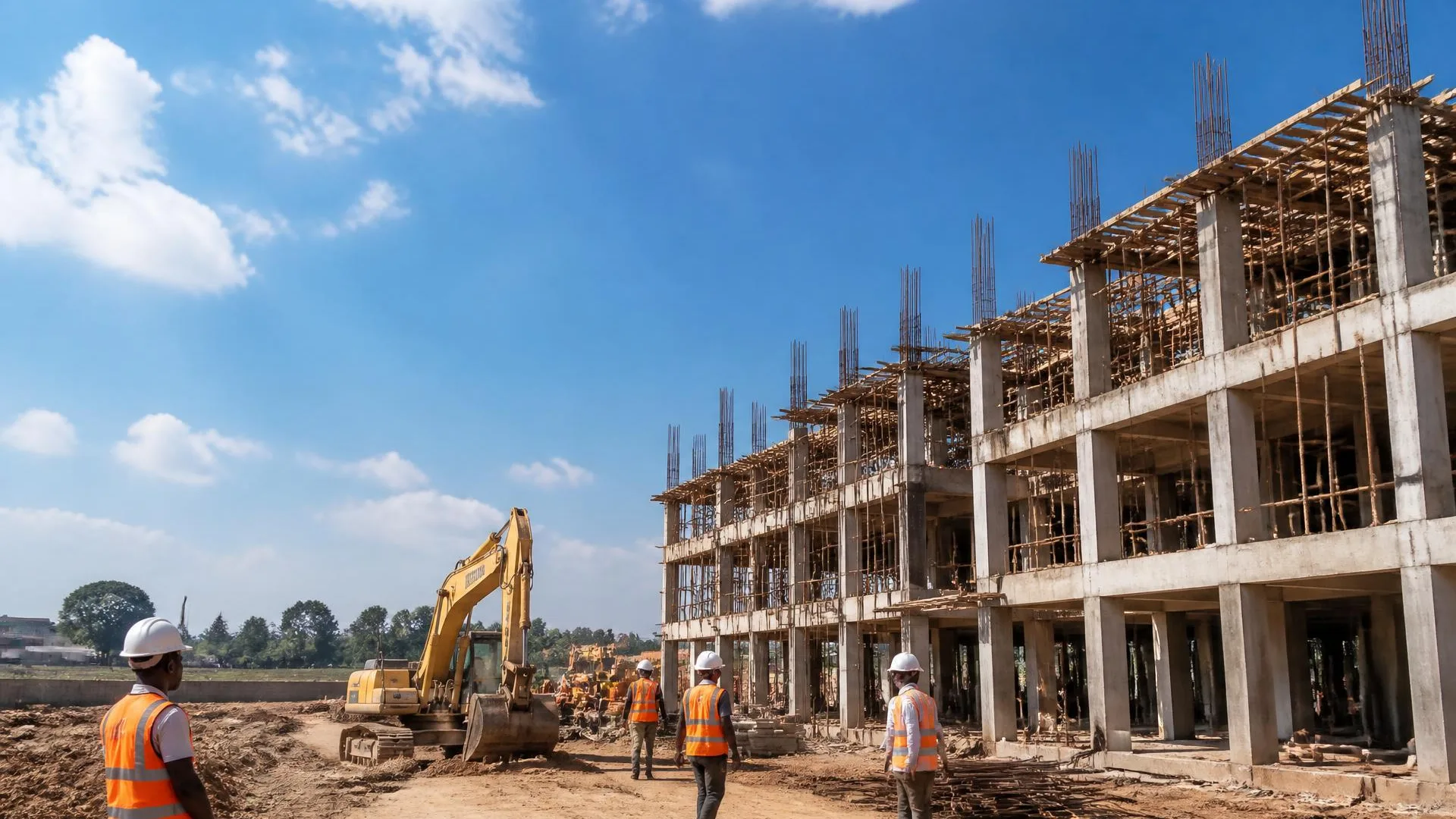Vidami Nigeria construction site
